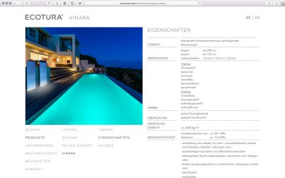 ecotura webdesign eigenschaften